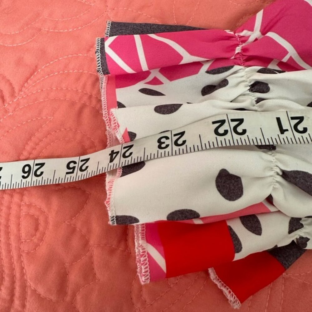 Bright Patchwork Blouse – Statement Top - image 3